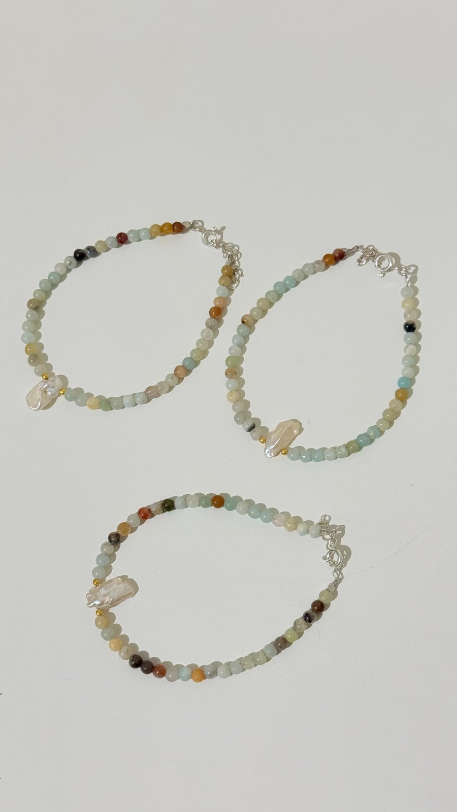 Amazonite Biwa Bracelet