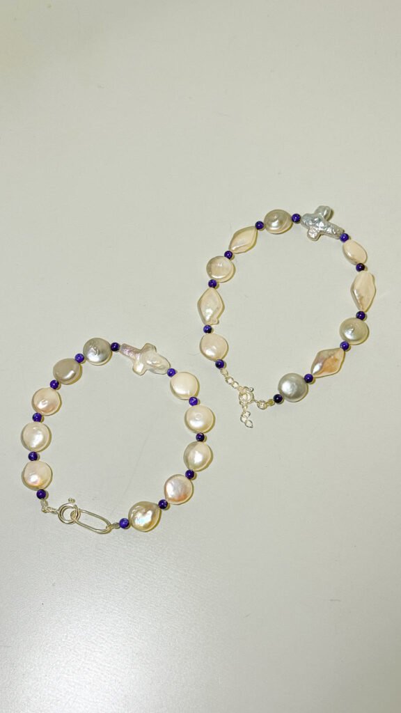 Cross Lazuli Bracelet