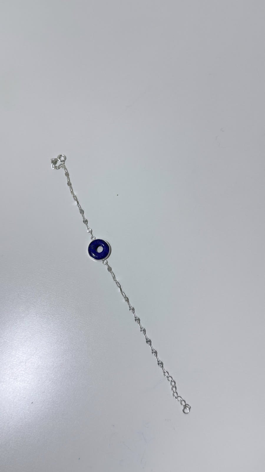 Lazuli Karma Bracelet, Silver