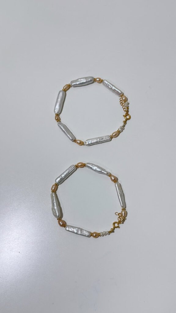 Mahoni Peach Pearl Bracelet
