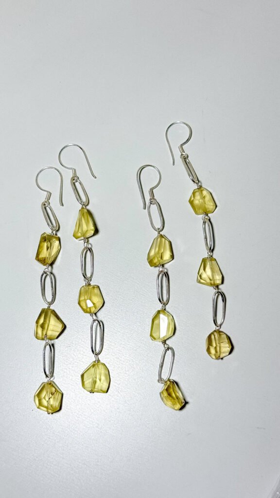 Oriana Lemon Quartz Earring