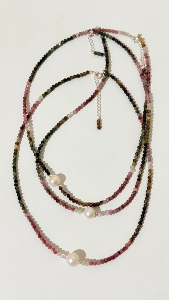 Tourmaline Pearl Necklace