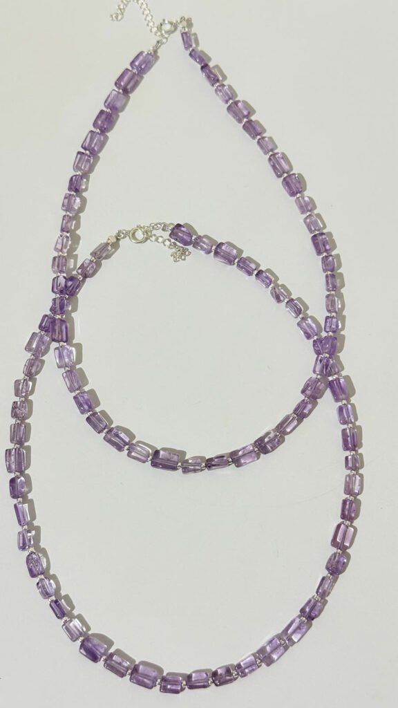 Amethyst Bead Necklace