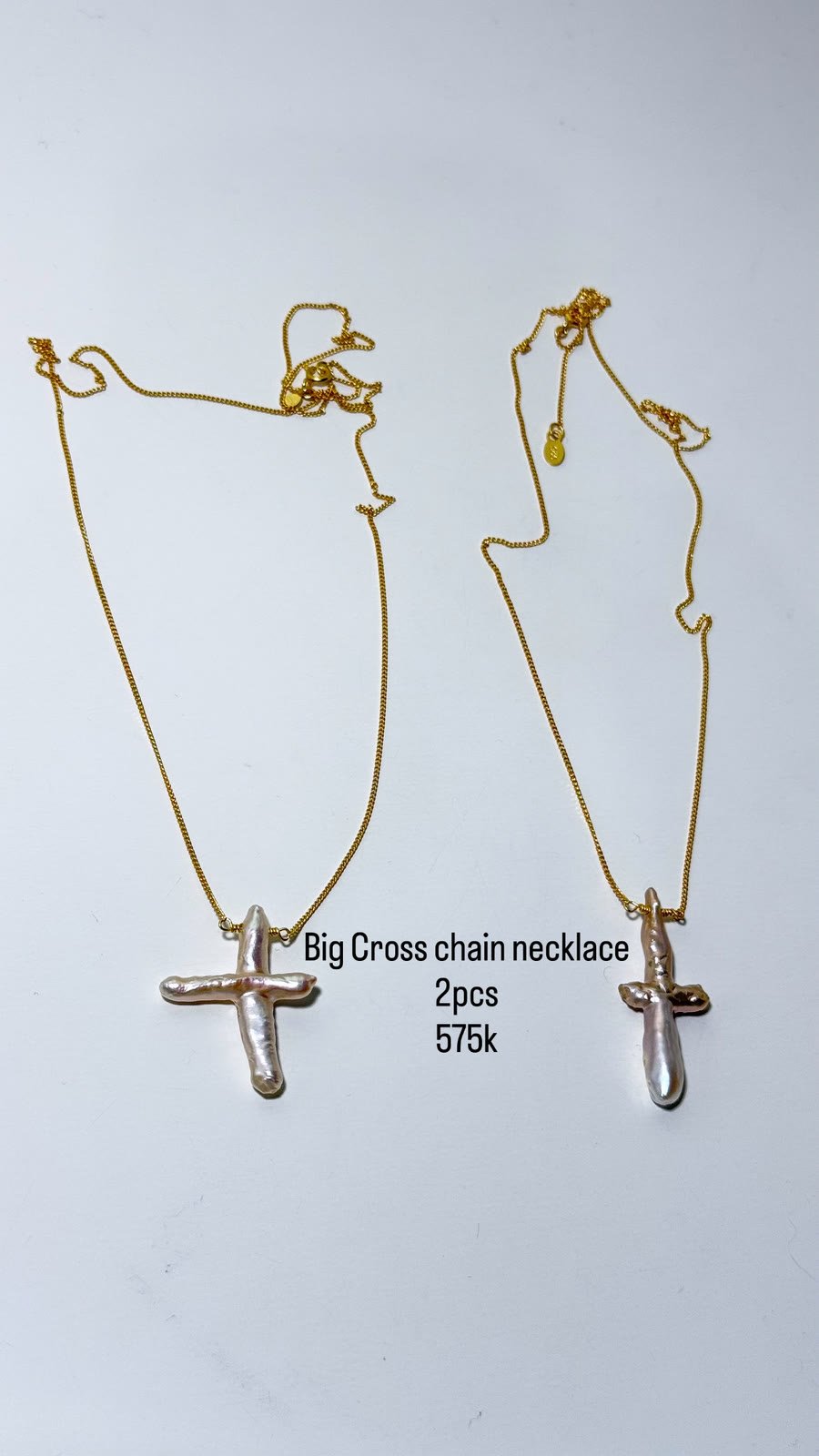 Big Cross Chain Necklace