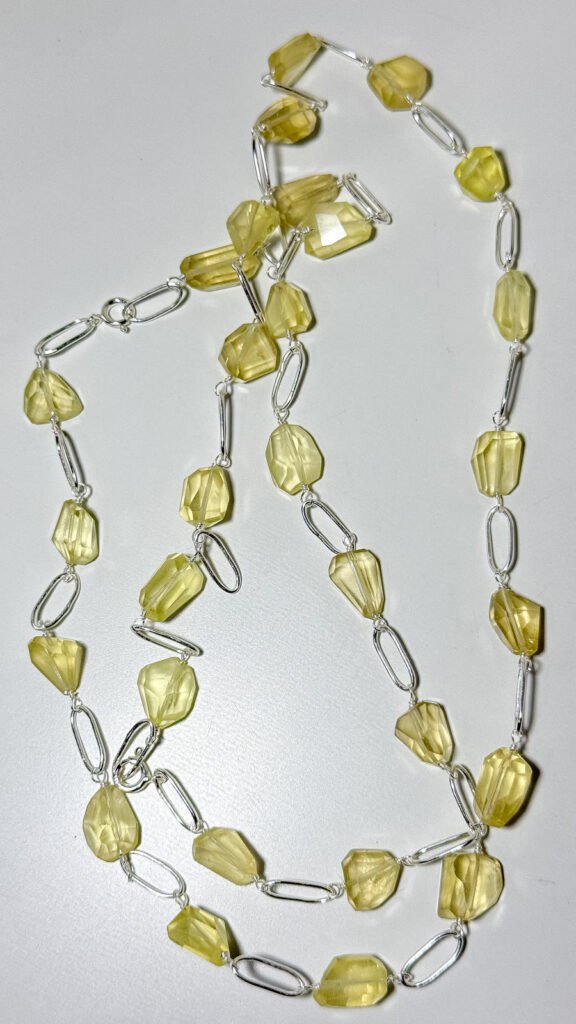 Oriana Lemon Quartz Necklace