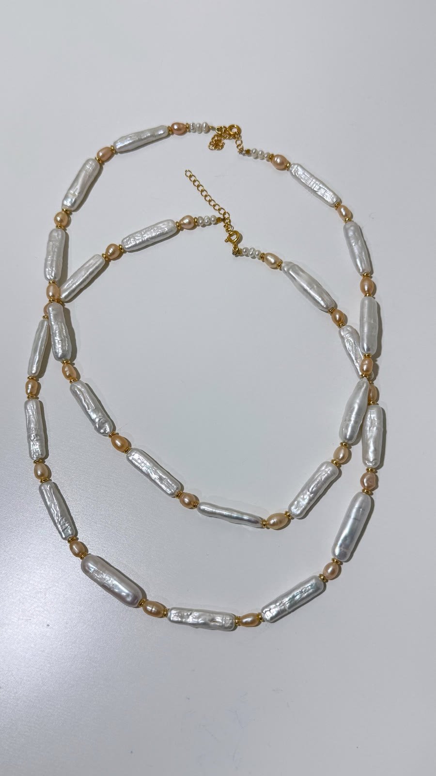 Mahoni Peach Pearl Necklace
