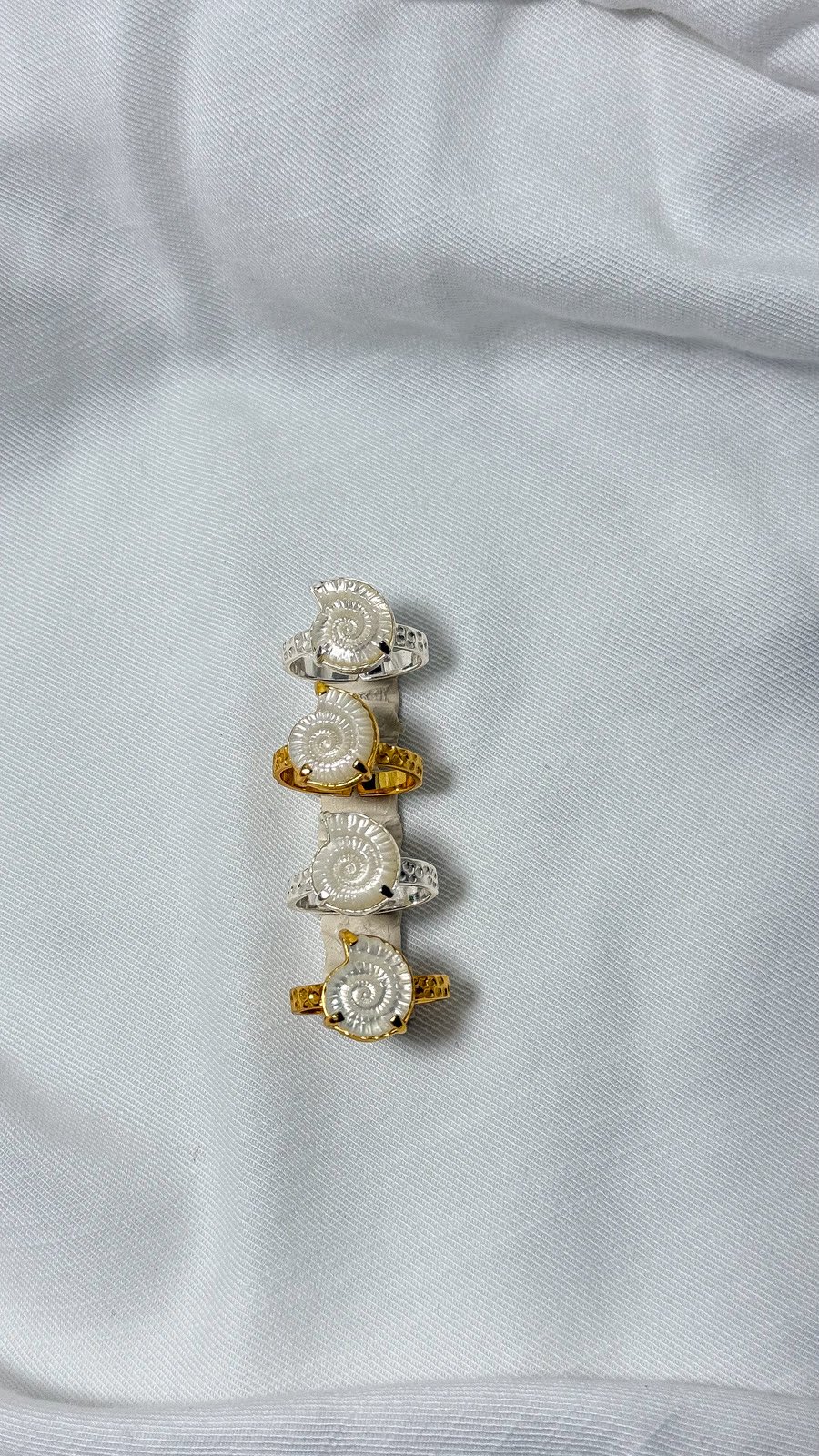 Keong Hammer Ring, Silver